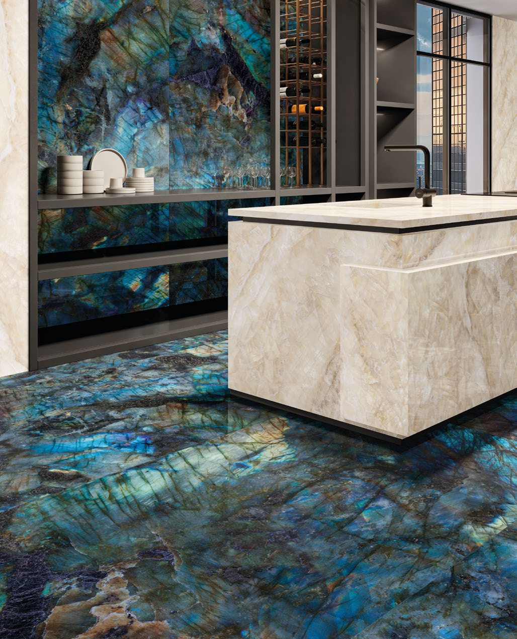 Marble Blue