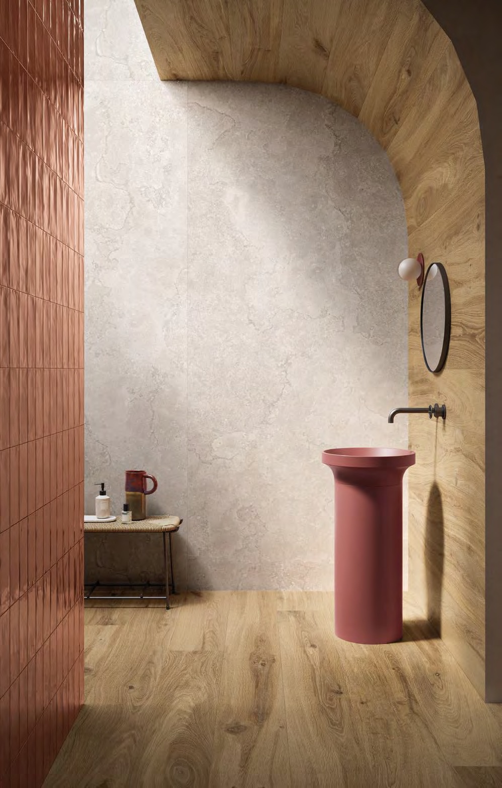 Wood Wall Curved